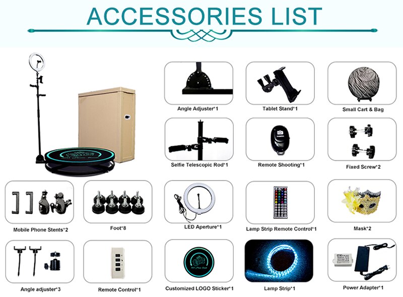 360 Photo Booth Rotating Machine Photobooth 360 Camera Video Photo Booth for Events Parties Shipping From Overseas Warehouses