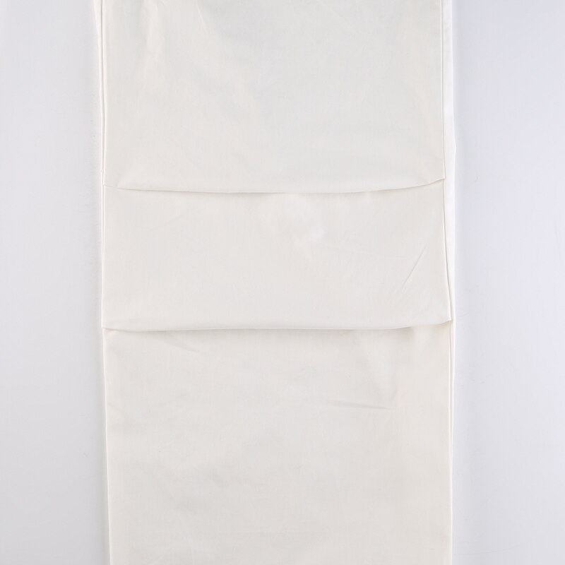 Sweetown Casual Baggy Wide Leg Sweatpants White Loose Drawstring Low Waist Streetwear Cargo Pants Womens Hippie Joggers Trousers