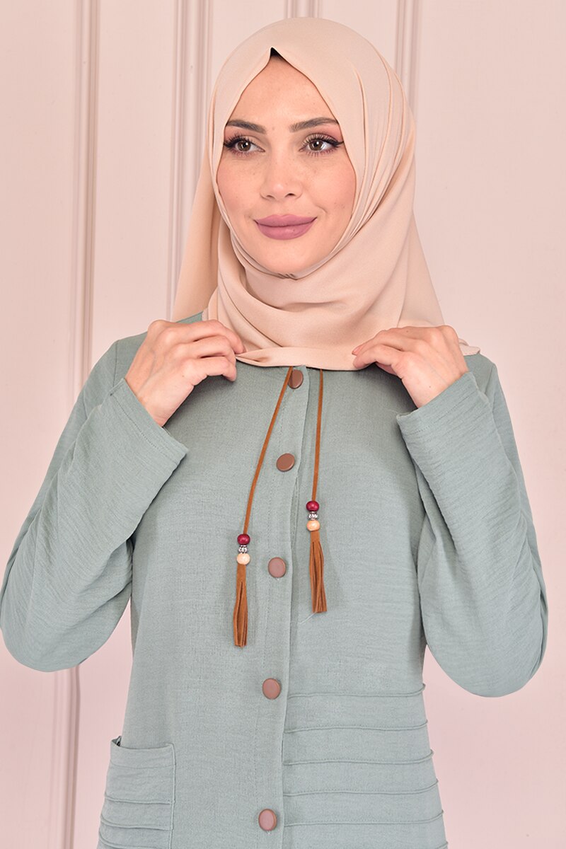 Tassel Detail Kombin The Mint EMO5012 Tassel Detail Kombin The Mint EMO5012