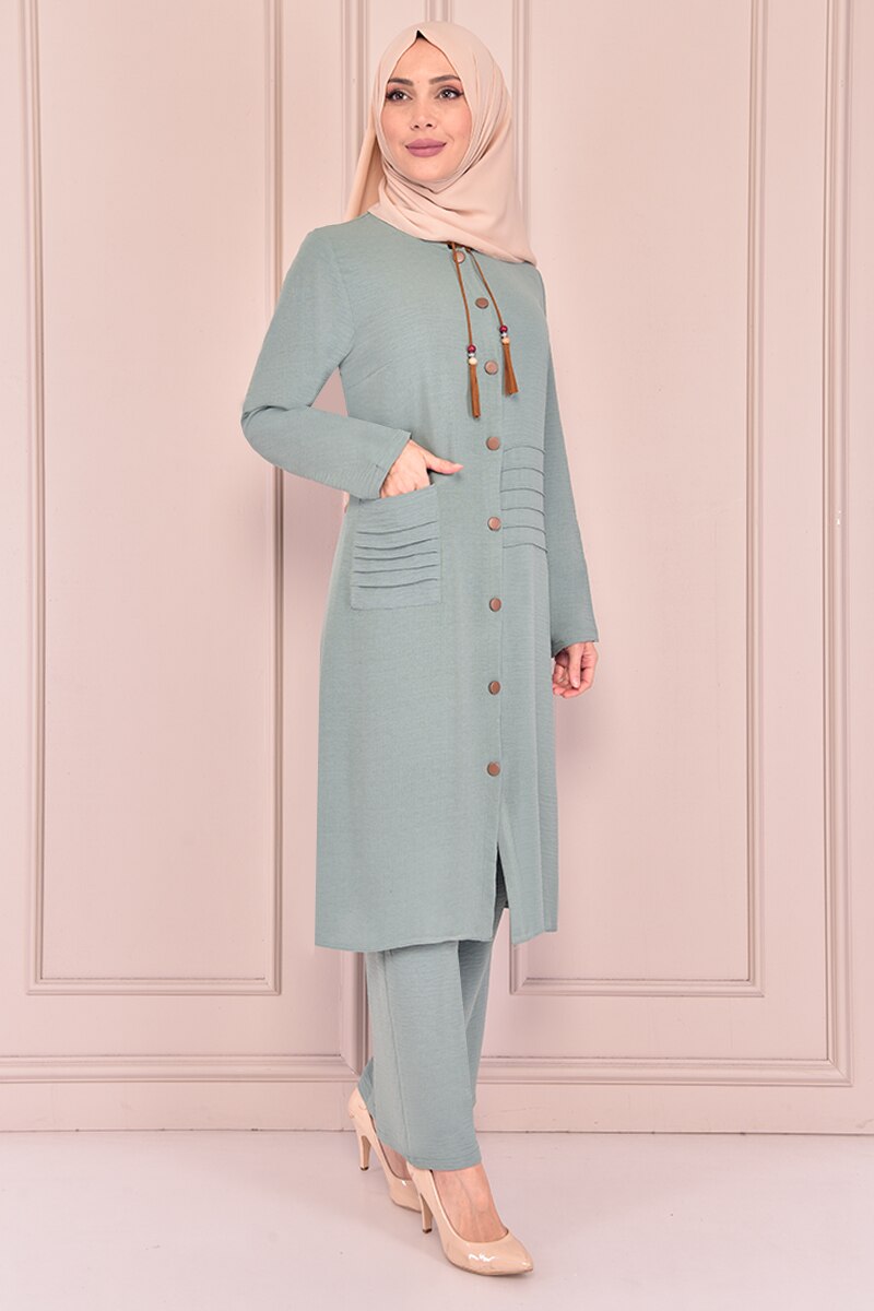 Tassel Detail Kombin The Mint EMO5012 Tassel Detail Kombin The Mint EMO5012