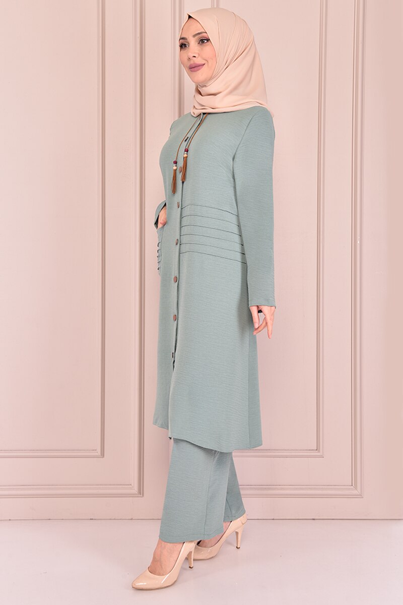 Tassel Detail Kombin The Mint EMO5012 Tassel Detail Kombin The Mint EMO5012