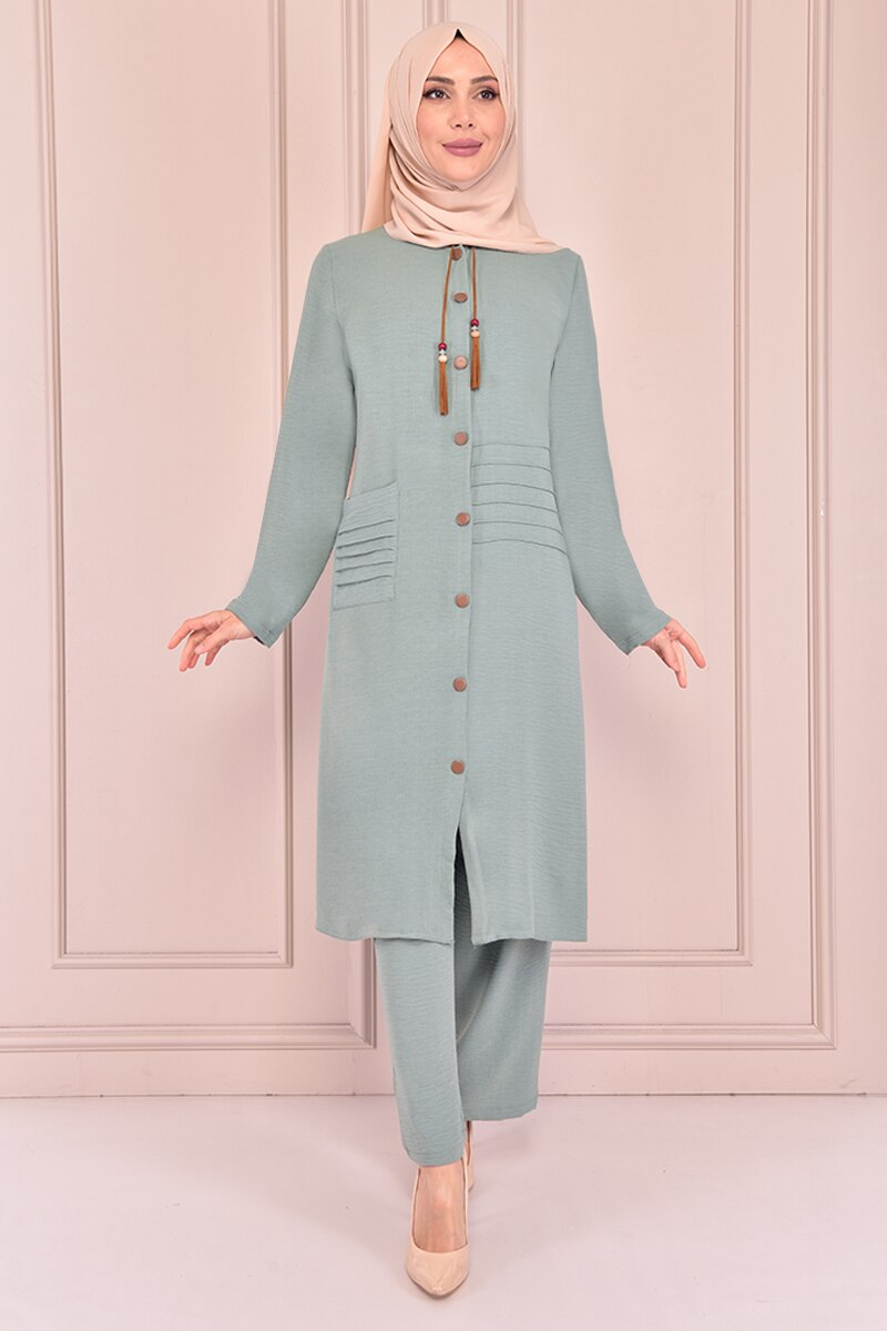 Tassel Detail Kombin The Mint EMO5012 Tassel Detail Kombin The Mint EMO5012