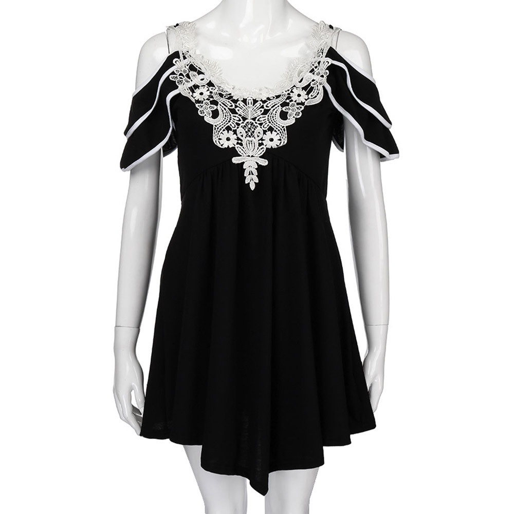 Loose Blouses Women Tops Street Wear Off Shoulder Lace Tee Shirt Tunic Tops Female Clothing Plus Large Size 3XL 4XL 5XL Loose Blouses Women Tops Street Wear Off Shoulder Lace Tee Shirt Tunic Tops Female Clothing Plus Large Size 3XL 4XL 5XL