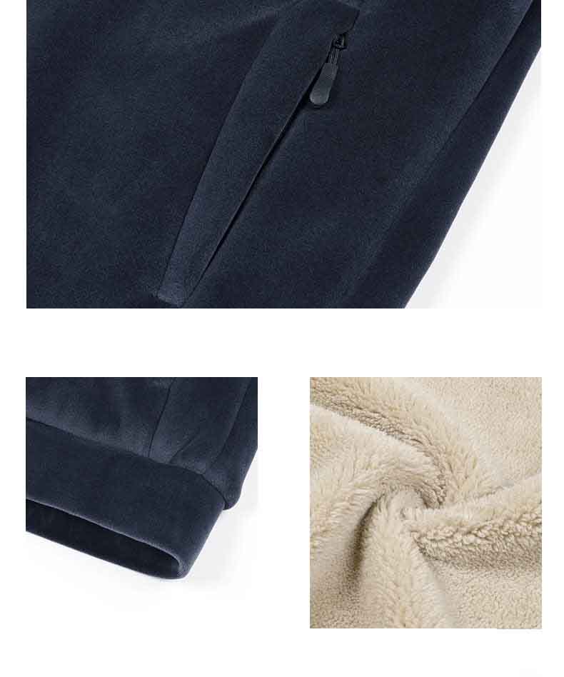 Brand Men Tracksuit Thick Warm Casual Zipper Sweatshirt Hooded+Elastic Pants 2 Pieces Set Winter Fleece Gyms Jogger Sportswear