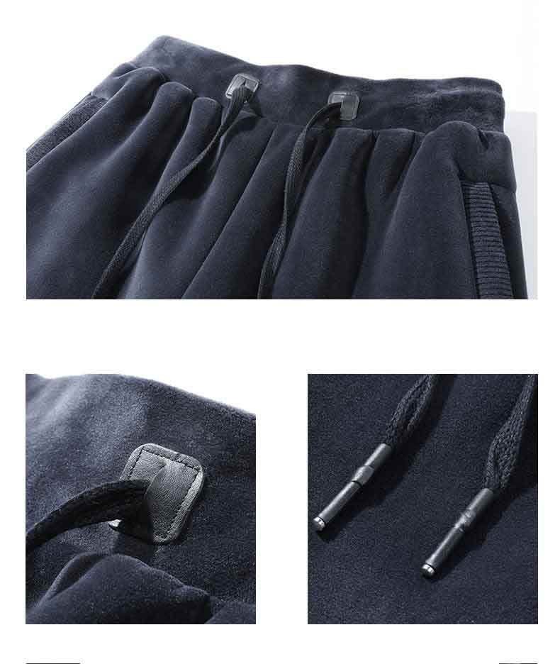 Brand Men Tracksuit Thick Warm Casual Zipper Sweatshirt Hooded+Elastic Pants 2 Pieces Set Winter Fleece Gyms Jogger Sportswear