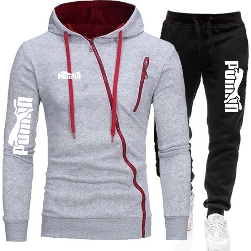 Men's Sportswear Set, Zipper Shirt, Hoodie, 2-Piece Sports Pants Set, Casual Sports Coat, Running Pants, 2022 Hot Sales