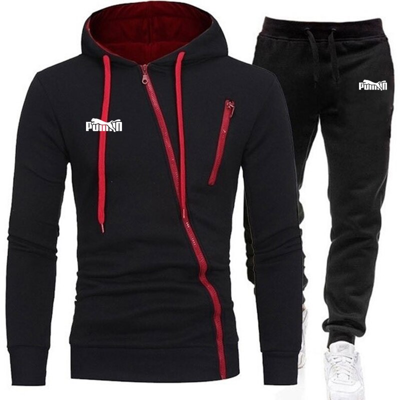Men's Sportswear Set, Zipper Shirt, Hoodie, 2-Piece Sports Pants Set, Casual Sports Coat, Running Pants, 2022 Hot Sales