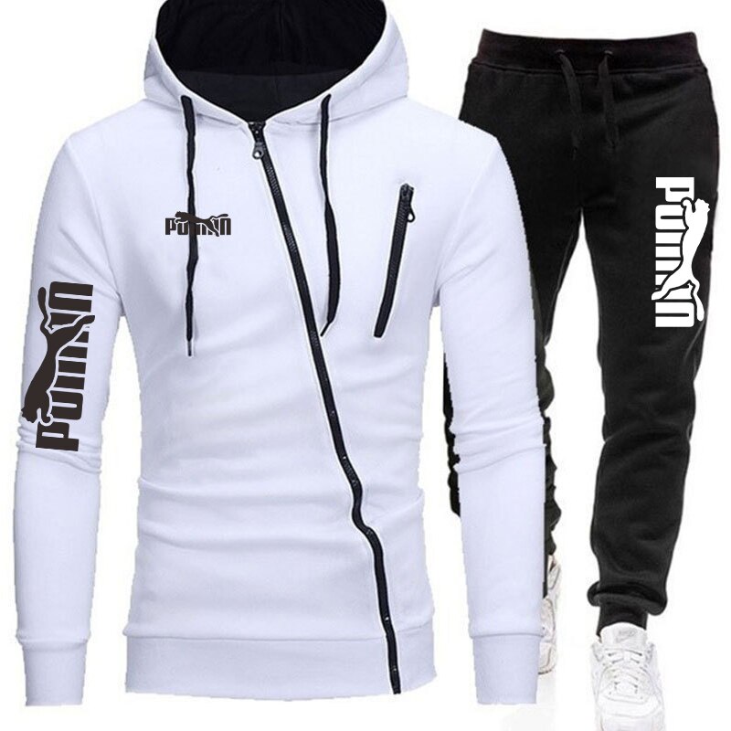 Men's Sportswear Set, Zipper Shirt, Hoodie, 2-Piece Sports Pants Set, Casual Sports Coat, Running Pants, 2022 Hot Sales