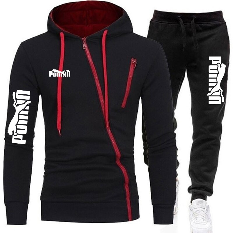 Men's Sportswear Set, Zipper Shirt, Hoodie, 2-Piece Sports Pants Set, Casual Sports Coat, Running Pants, 2022 Hot Sales