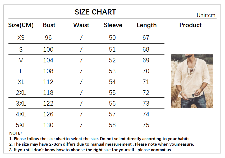 Men's Loose Tee Shirt Casual Cotton Linen Half Sleeve V Neck Blouse Tops Fashion Summer Solid Beach Baggy T Shirts Chemise Homme