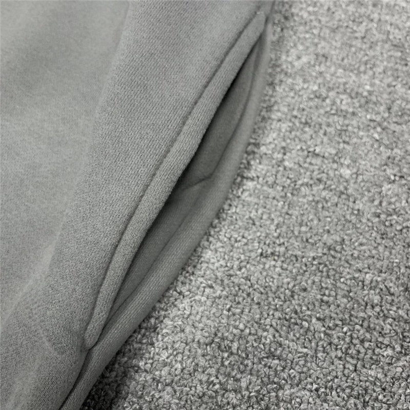 Oversize Kanye West Season 6 Hoodie Solid Men Women 1:1 High Quality Inside Velvet Tag Label Pullovers Sweatshirts