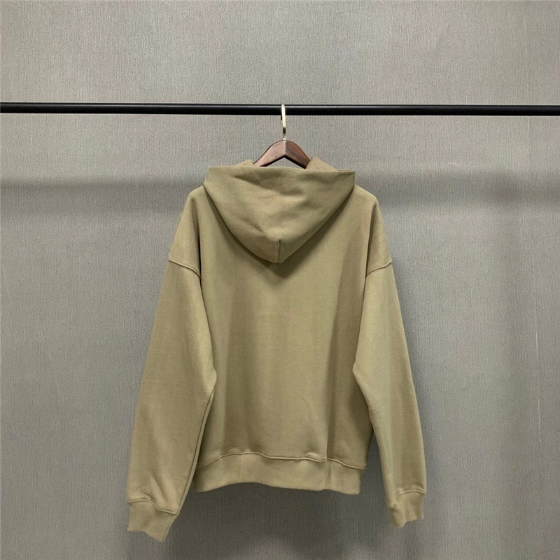 Oversize Kanye West Season 6 Hoodie Solid Men Women 1:1 High Quality Inside Velvet Tag Label Pullovers Sweatshirts