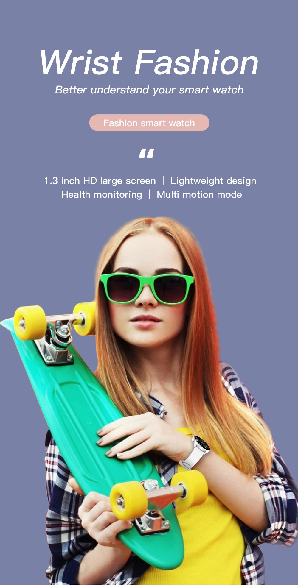 2022 Smartwatch Full Touch Screen Men Watch Sport Fitness Tracker Waterproof Multi Dial Smart Watch for Men Women Call Reminder