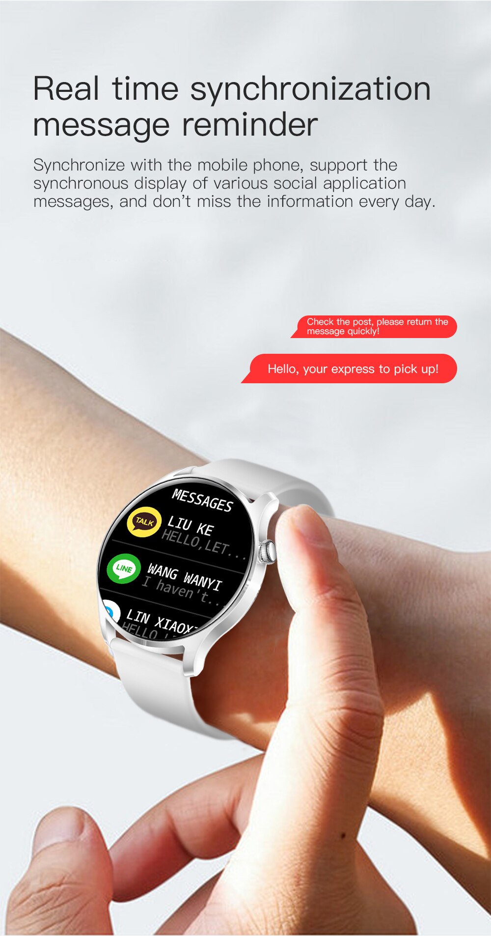 2022 Smartwatch Full Touch Screen Men Watch Sport Fitness Tracker Waterproof Multi Dial Smart Watch for Men Women Call Reminder