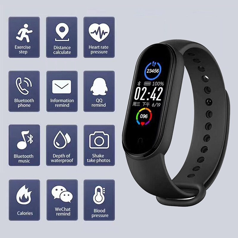 2022 Smart Wristband Waterproof Sport Smart Watch Men Woman Blood Pressure Heart Rate Monitor Bracelet Smartband 2022 Smart Wristband Waterproof Sport Smart Watch Men Woman Blood Pressure Heart Rate Monitor Bracelet Smartband
