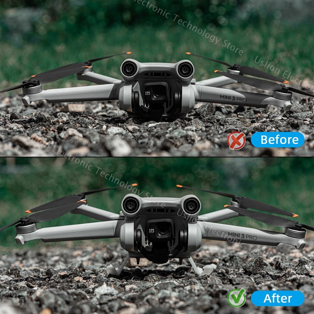 For DJI Mini 3 Pro Propeller Protector Blade Replacement Heightening Bracket Anti-Collision Props Landing Gear Drone Accessories For DJI Mini 3 Pro Propeller Protector Blade Replacement Heightening Bracket Anti-Collision Props Landing Gear Drone Accessories