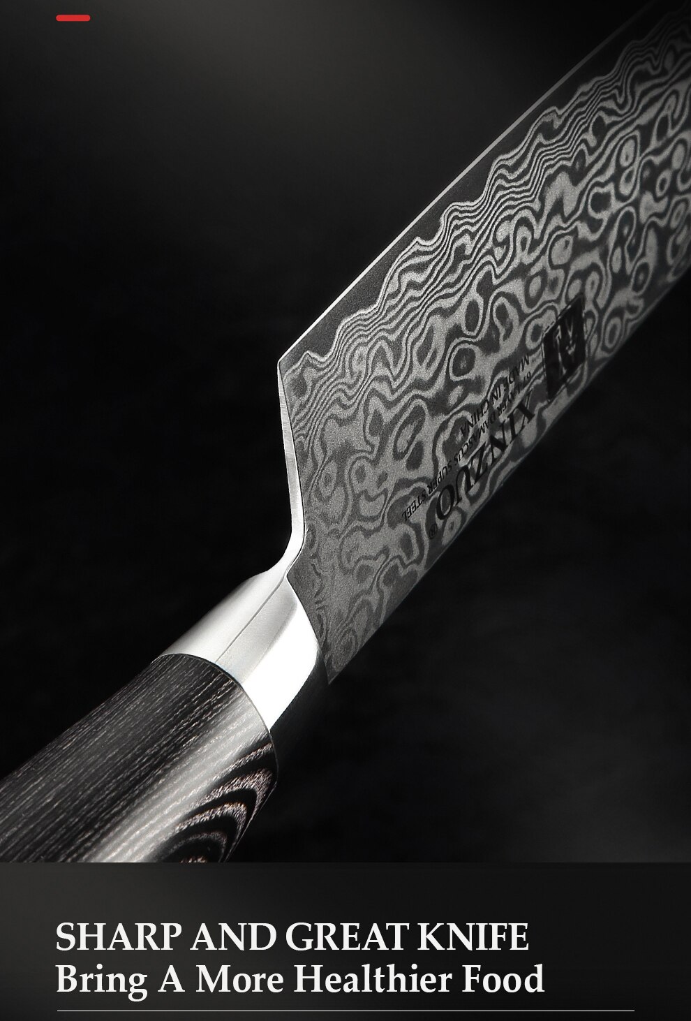 XINZUO 8'' Chef Knife Gyuto Knife Japanese Style VG10 Damascus Kitchen Knives Stainless Steel Butcher Knife Pakka Wood Handle XINZUO 8'' Chef Knife Gyuto Knife Japanese Style VG10 Damascus Kitchen Knives Stainless Steel Butcher Knife Pakka Wood Handle