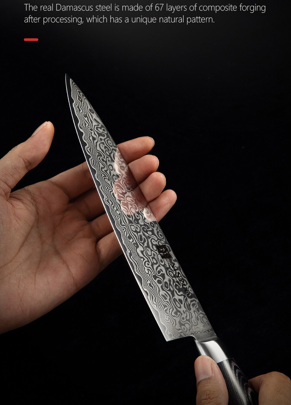 XINZUO 8'' Chef Knife Gyuto Knife Japanese Style VG10 Damascus Kitchen Knives Stainless Steel Butcher Knife Pakka Wood Handle XINZUO 8'' Chef Knife Gyuto Knife Japanese Style VG10 Damascus Kitchen Knives Stainless Steel Butcher Knife Pakka Wood Handle