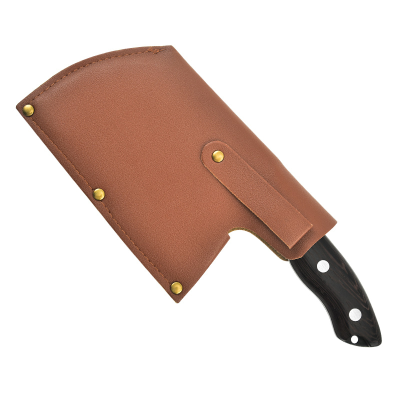 Kitchen Chef Knife with Finger Hole Handmade Forged Stainless Steel Bone Chopping Meat Vegetables Slicing Cleaver Butcher Knife Kitchen Chef Knife with Finger Hole Handmade Forged Stainless Steel Bone Chopping Meat Vegetables Slicing Cleaver Butcher Knife