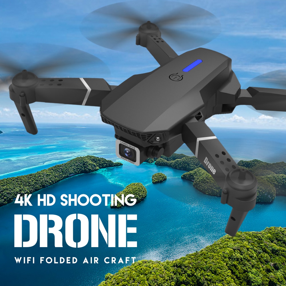 2022 New Quadcopter E88 Pro WIFI FPV Drone With Wide Angle HD 4K 1080P Camera Height Hold RC Foldable Quadcopter Dron Gift Toy 2022 New Quadcopter E88 Pro WIFI FPV Drone With Wide Angle HD 4K 1080P Camera Height Hold RC Foldable Quadcopter Dron Gift Toy