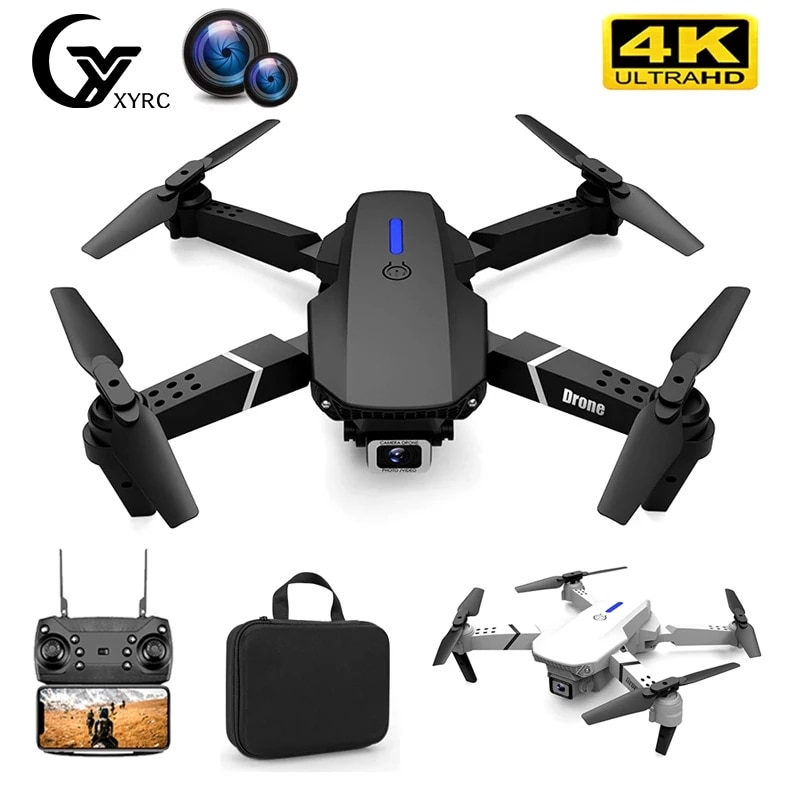 2022 New Quadcopter E88 Pro WIFI FPV Drone With Wide Angle HD 4K 1080P Camera Height Hold RC Foldable Quadcopter Dron Gift Toy 2022 New Quadcopter E88 Pro WIFI FPV Drone With Wide Angle HD 4K 1080P Camera Height Hold RC Foldable Quadcopter Dron Gift Toy