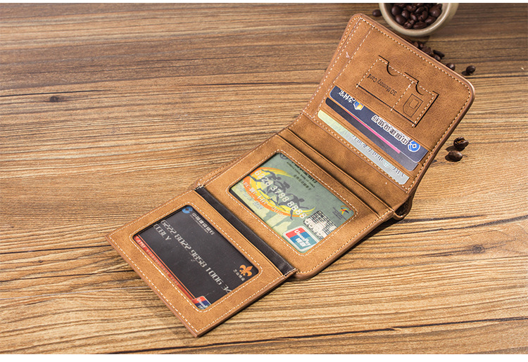 Men's Wallet Leather Billfold Slim Hipster Cowhide Credit Card/ID Holders Inserts Coin Purses Luxury Business Foldable Wallet Men's Wallet Leather Billfold Slim Hipster Cowhide Credit Card/ID Holders Inserts Coin Purses Luxury Business Foldable Wallet