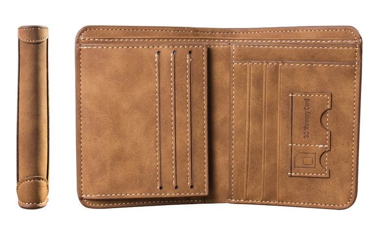 Men's Wallet Leather Billfold Slim Hipster Cowhide Credit Card/ID Holders Inserts Coin Purses Luxury Business Foldable Wallet Men's Wallet Leather Billfold Slim Hipster Cowhide Credit Card/ID Holders Inserts Coin Purses Luxury Business Foldable Wallet