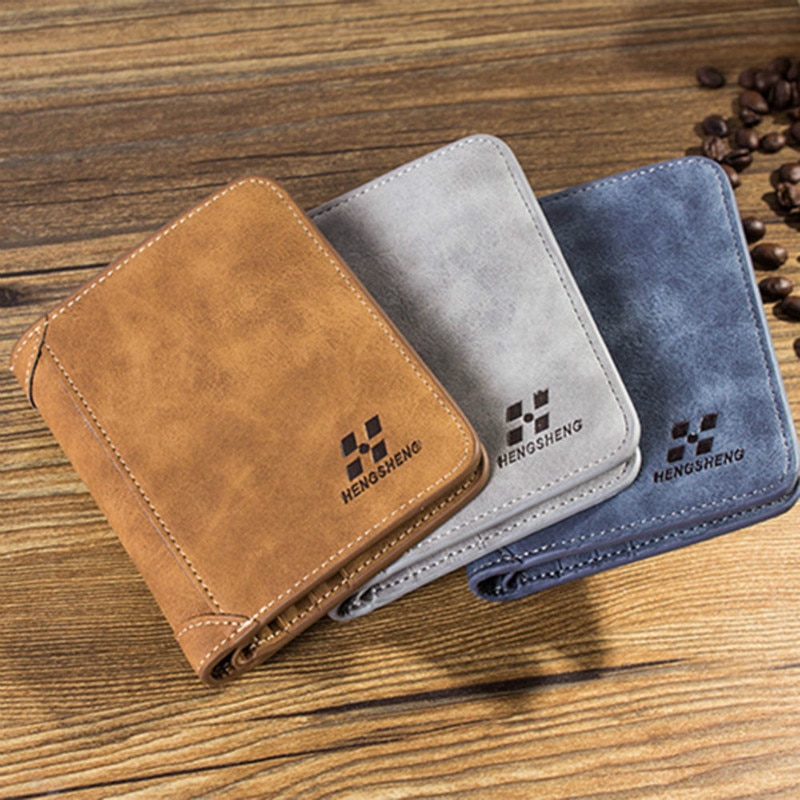 Men's Wallet Leather Billfold Slim Hipster Cowhide Credit Card/ID Holders Inserts Coin Purses Luxury Business Foldable Wallet Men's Wallet Leather Billfold Slim Hipster Cowhide Credit Card/ID Holders Inserts Coin Purses Luxury Business Foldable Wallet