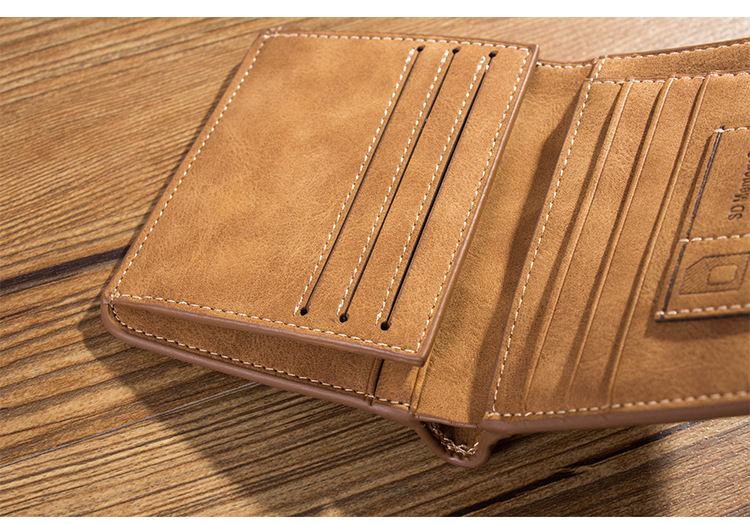 Men's Wallet Leather Billfold Slim Hipster Cowhide Credit Card/ID Holders Inserts Coin Purses Luxury Business Foldable Wallet Men's Wallet Leather Billfold Slim Hipster Cowhide Credit Card/ID Holders Inserts Coin Purses Luxury Business Foldable Wallet