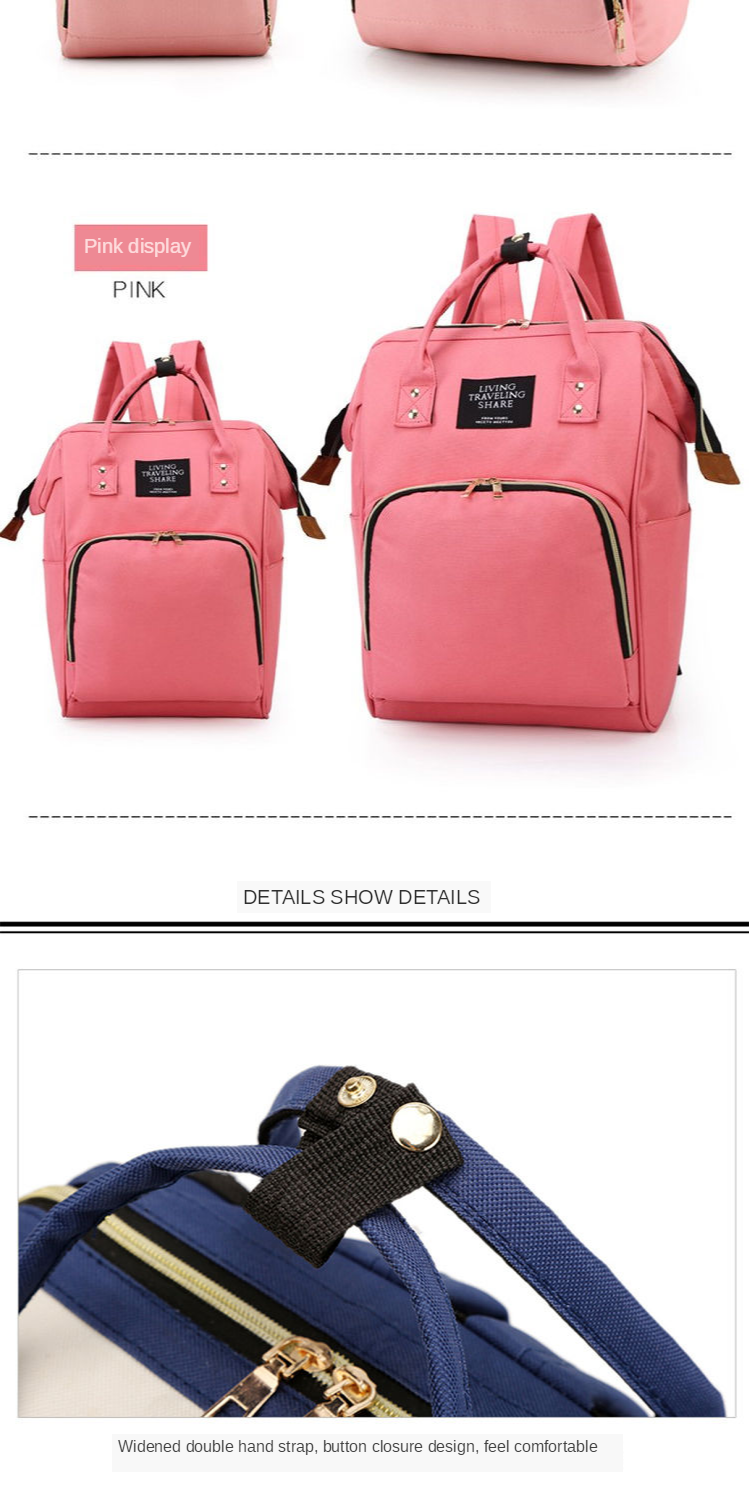 Fashion Mummy Maternity Baby Diaper Nappy Bags Large Capacity Travel Backpack Mom Nursing for Baby Care Women Pregnant Polyester Fashion Mummy Maternity Baby Diaper Nappy Bags Large Capacity Travel Backpack Mom Nursing for Baby Care Women Pregnant Polyester