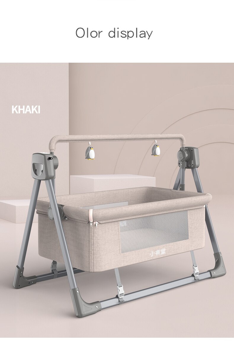 Electric Baby Crib Free  and Fast Shipping Multifunctional Cradle Portable rocking bed New Born Sleeping Basket