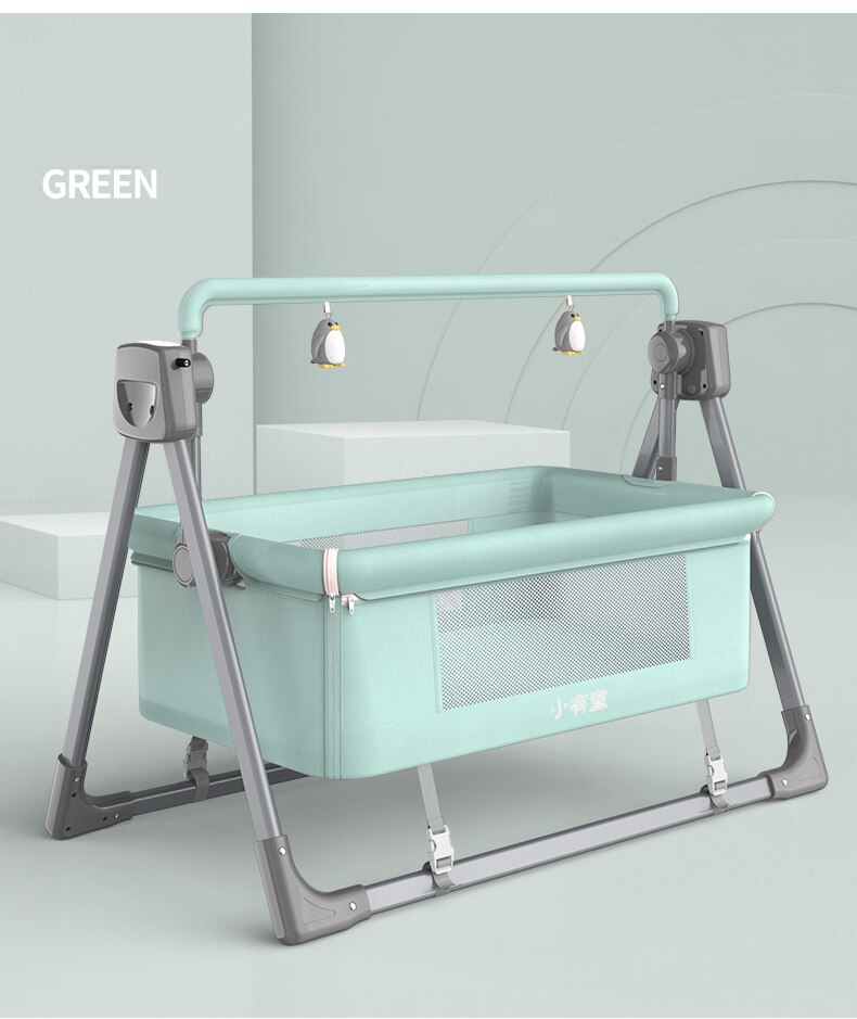 Electric Baby Crib Free  and Fast Shipping Multifunctional Cradle Portable rocking bed New Born Sleeping Basket