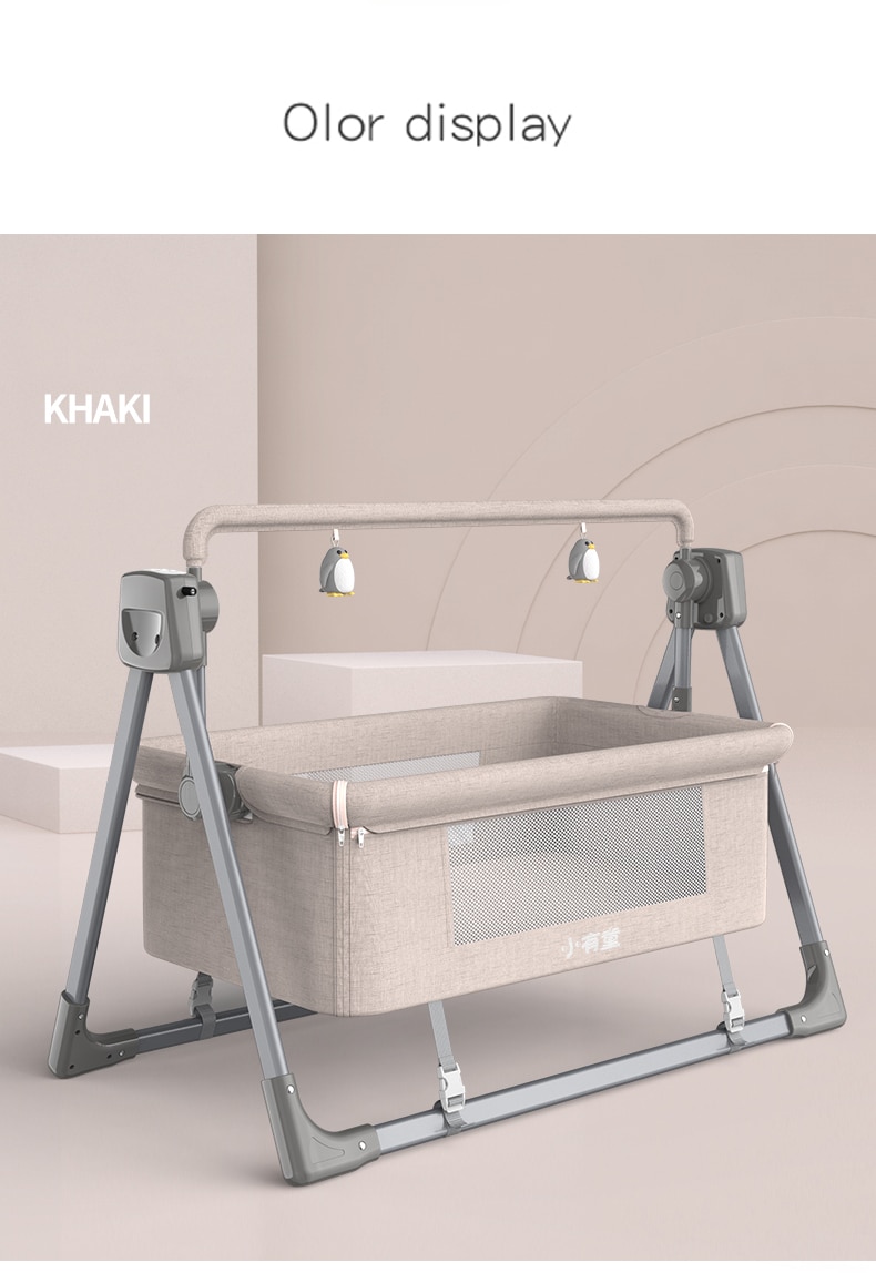 Electric Baby Crib Free  and Fast Shipping Multifunctional Cradle Portable rocking bed New Born Sleeping Basket