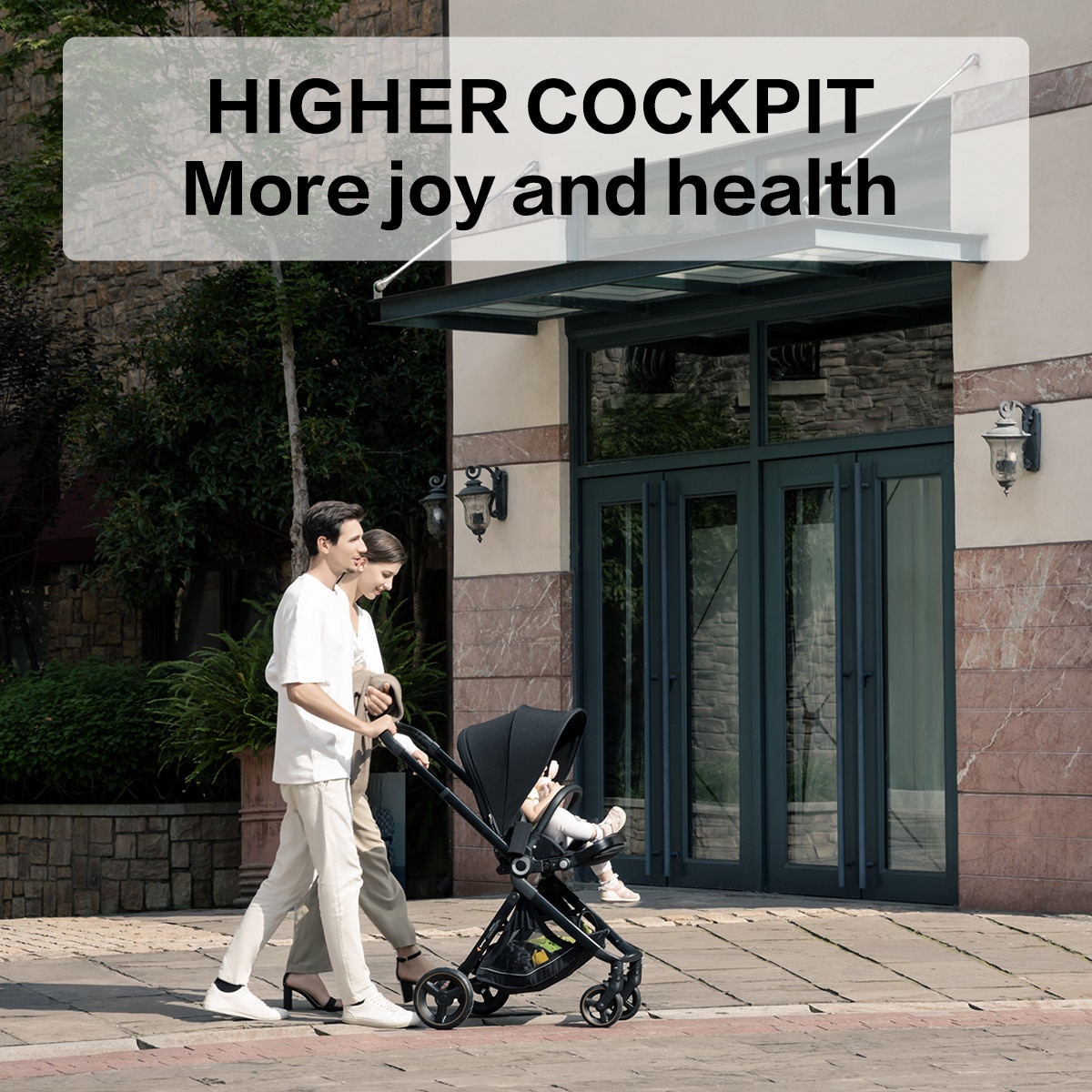 ELITTLE Full Size Compact Baby Stroller EMU Lightweight Foldable High Landscape Cockpit Aluminum Frame Skin Friendly Fabric ELITTLE Full Size Compact Baby Stroller EMU Lightweight Foldable High Landscape Cockpit Aluminum Frame Skin Friendly Fabric