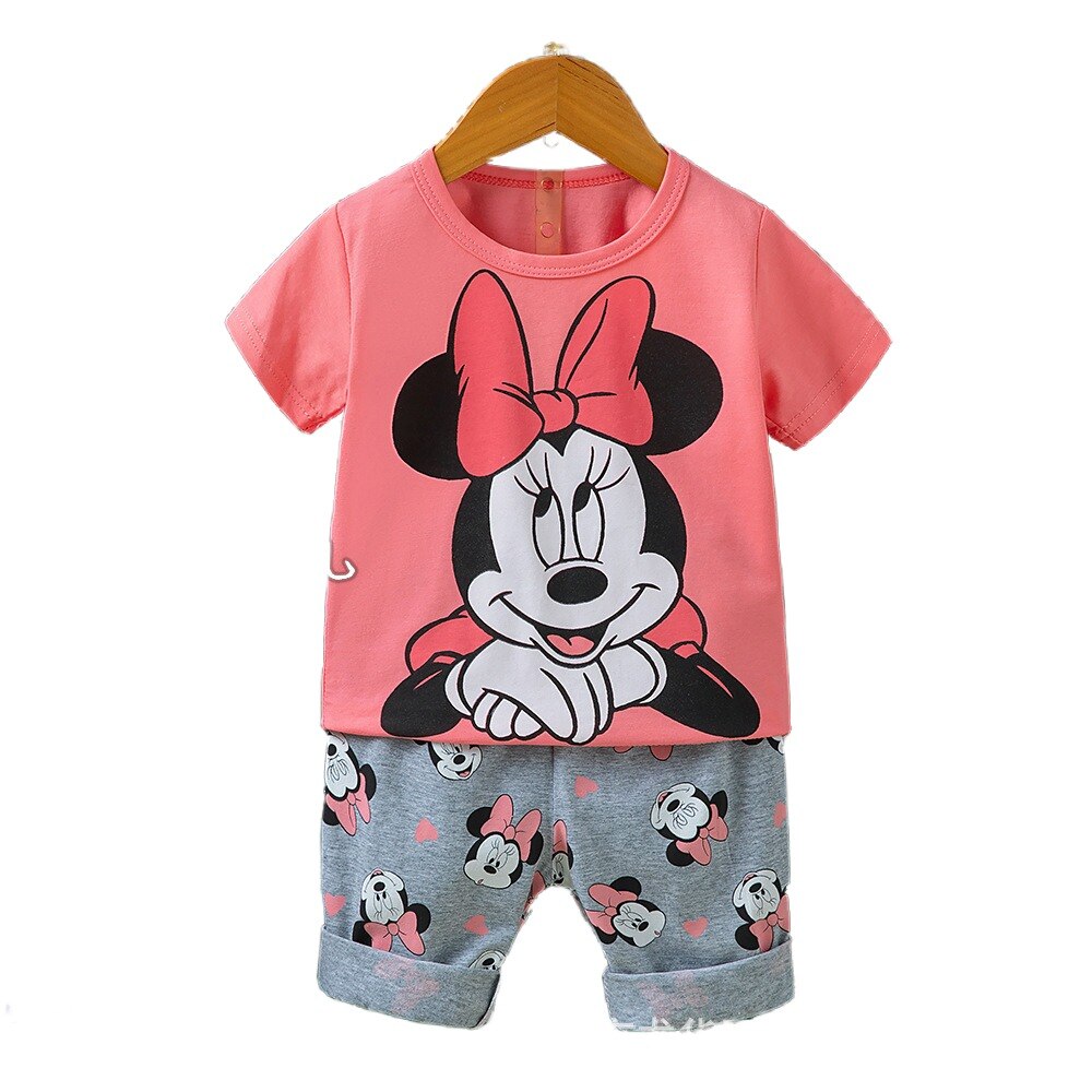 High quality Baby Girl Clothes summer Newborn Baby Clothing Set 2pcs Kids Clothes Set Toddler Kids Clothes Pajamas Minnie Mouse High quality Baby Girl Clothes summer Newborn Baby Clothing Set 2pcs Kids Clothes Set Toddler Kids Clothes Pajamas Minnie Mouse