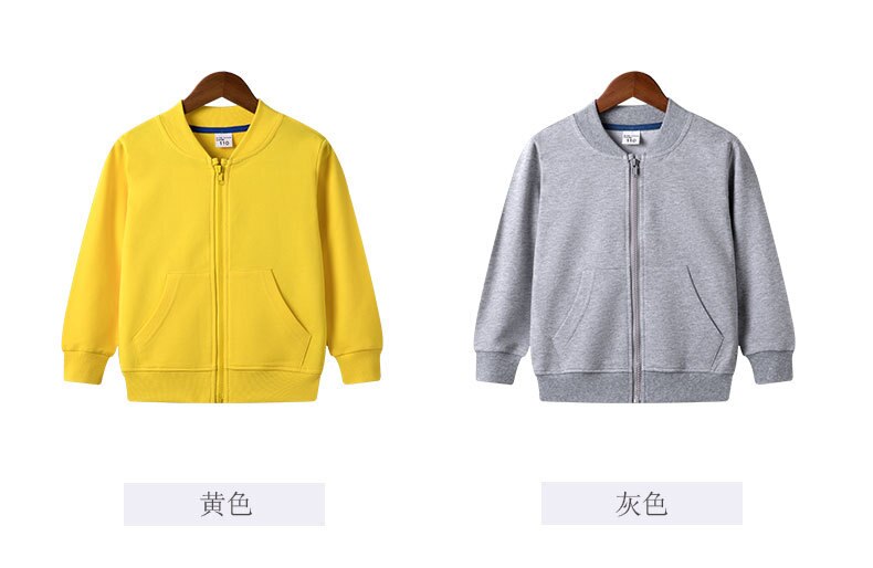 Selling 2-12 Year Old Girls Jacket Spring Children's Solid Cotton Fleece Clothes Boys Coat Outerwear Kids Full Casual New Blazer