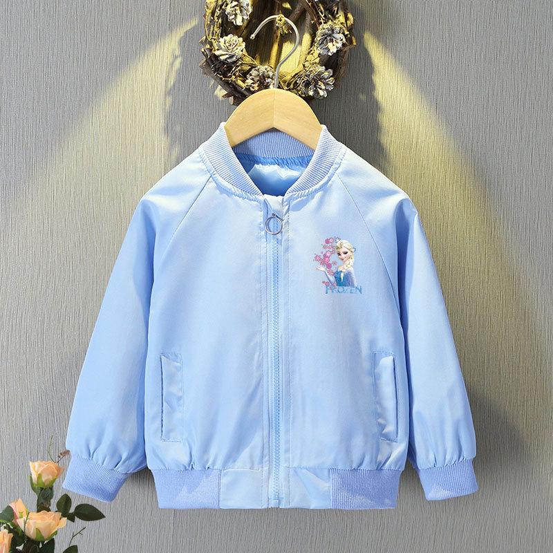 Mickey Mouse Cardigan Jackets Girls Spring Autumn Cartoon Minnie Sports Coats 2-12 Years Kids Disney Outerwear Children Clothes