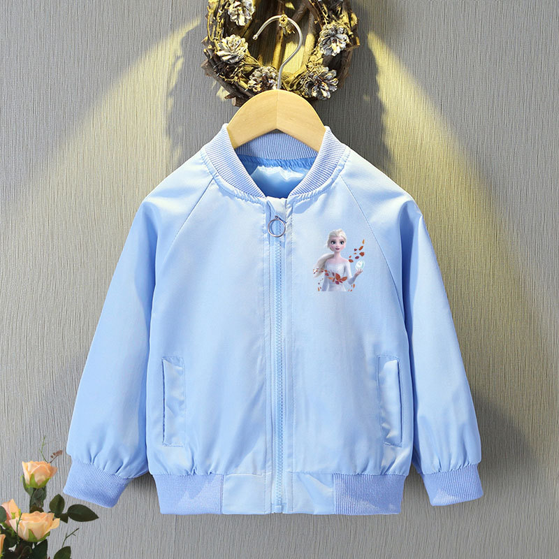 Mickey Mouse Cardigan Jackets Girls Spring Autumn Cartoon Minnie Sports Coats 2-12 Years Kids Disney Outerwear Children Clothes