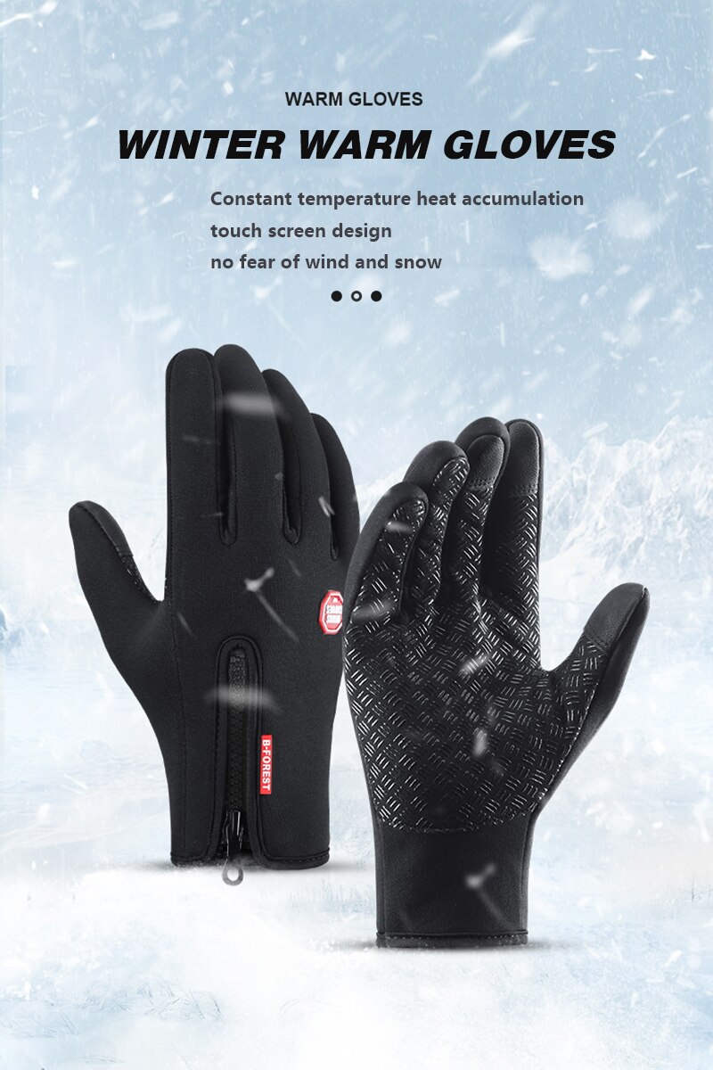 Hot Winter Gloves For Men Women Touchscreen Warm Outdoor Cycling Driving Motorcycle Cold Gloves Windproof Non-Slip Womens Gloves Hot Winter Gloves For Men Women Touchscreen Warm Outdoor Cycling Driving Motorcycle Cold Gloves Windproof Non-Slip Womens Gloves