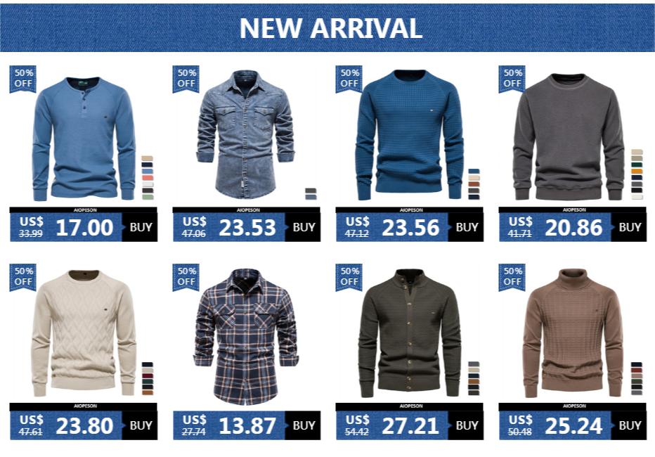 AIOPESON Solid Color Lambswool Men's Pullover Round Neck Basic Male Autumn Winter Warm Casual Teddy Bear Sweatshirts for Men