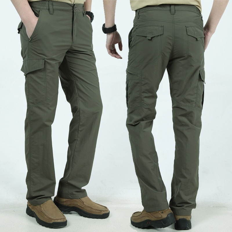 2022 Men's Lightweight Tactical Pants Breathable Summer Casual Army Military Long Trousers Male Waterproof Quick Dry Cargo Pants 2022 Men's Lightweight Tactical Pants Breathable Summer Casual Army Military Long Trousers Male Waterproof Quick Dry Cargo Pants