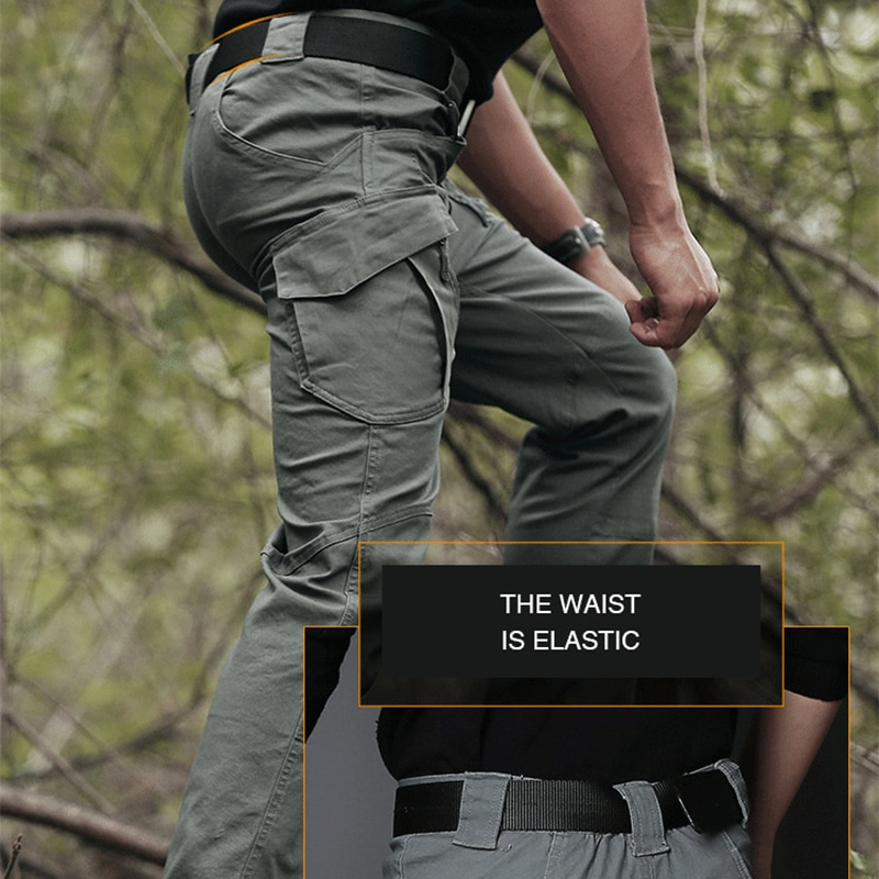 Casual Men Cargo Pants Multi Pockets Army Military Tactical Trousers Male Outdoor Joggers Waterproof Pant Hiking 2022 S-5XL Casual Men Cargo Pants Multi Pockets Army Military Tactical Trousers Male Outdoor Joggers Waterproof Pant Hiking 2022 S-5XL