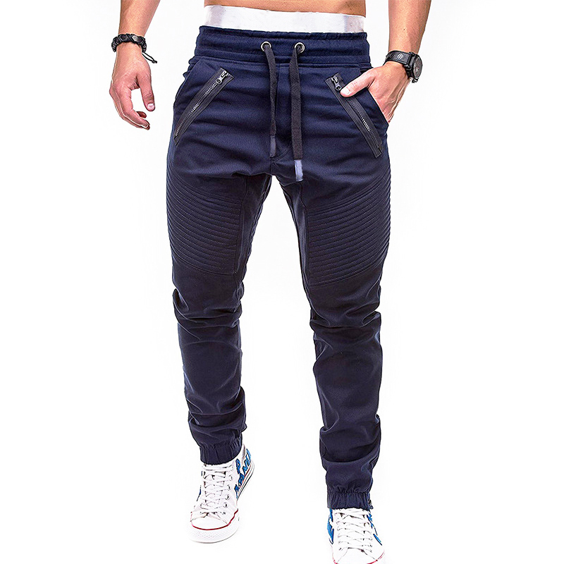 New Fashion Men's Cargo Casual Solid Colors Multi-pocket Trousers Plus Size Joggers Sweatpants Multiple Styles Can Be Selected