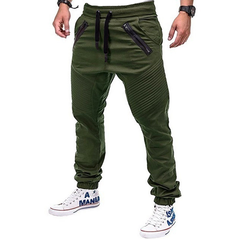 New Fashion Men's Cargo Casual Solid Colors Multi-pocket Trousers Plus Size Joggers Sweatpants Multiple Styles Can Be Selected