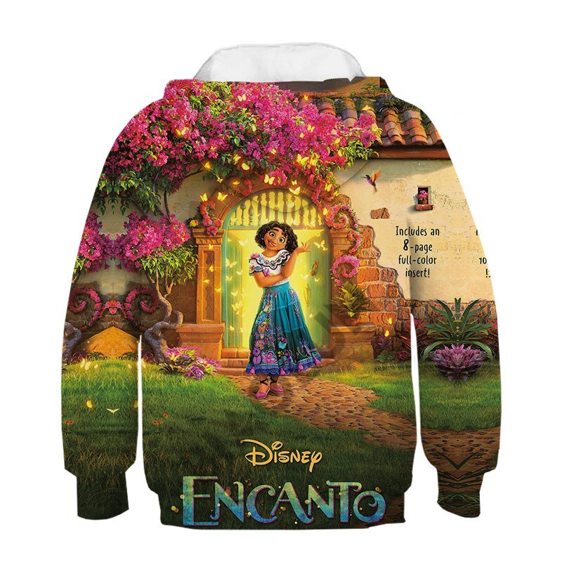 Disney Encanto Beautiful Mirabel and Isabella 3D Print Children Long Sleeve Hoodies And Sweatshirt Spring Fashion Girls Pullover