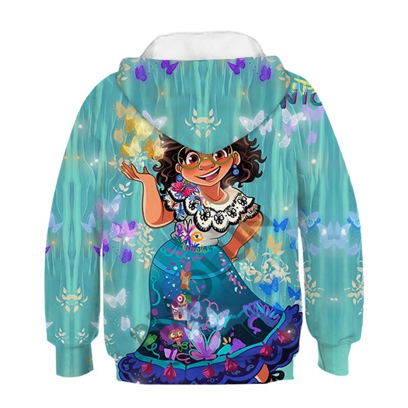 Disney Encanto Beautiful Mirabel and Isabella 3D Print Children Long Sleeve Hoodies And Sweatshirt Spring Fashion Girls Pullover