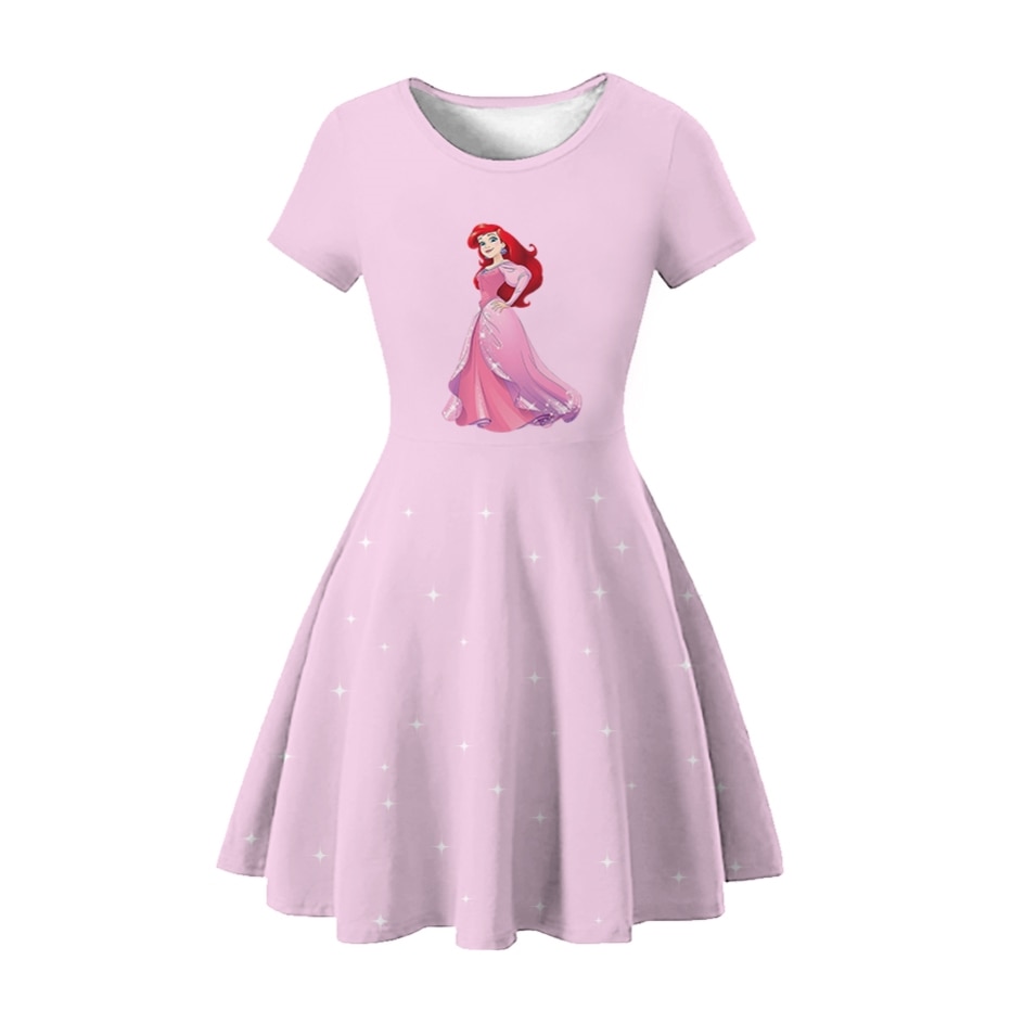 Disney Girl Princess Little Mermaid Ariel Dress Kids Cosplay Charm Children Carnival Birthday Party Clothes Summer Dress Girls Disney Girl Princess Little Mermaid Ariel Dress Kids Cosplay Charm Children Carnival Birthday Party Clothes Summer Dress Girls