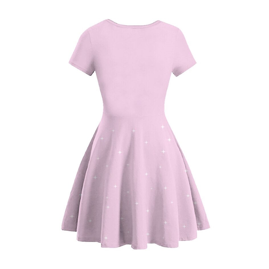 Disney Girl Princess Little Mermaid Ariel Dress Kids Cosplay Charm Children Carnival Birthday Party Clothes Summer Dress Girls