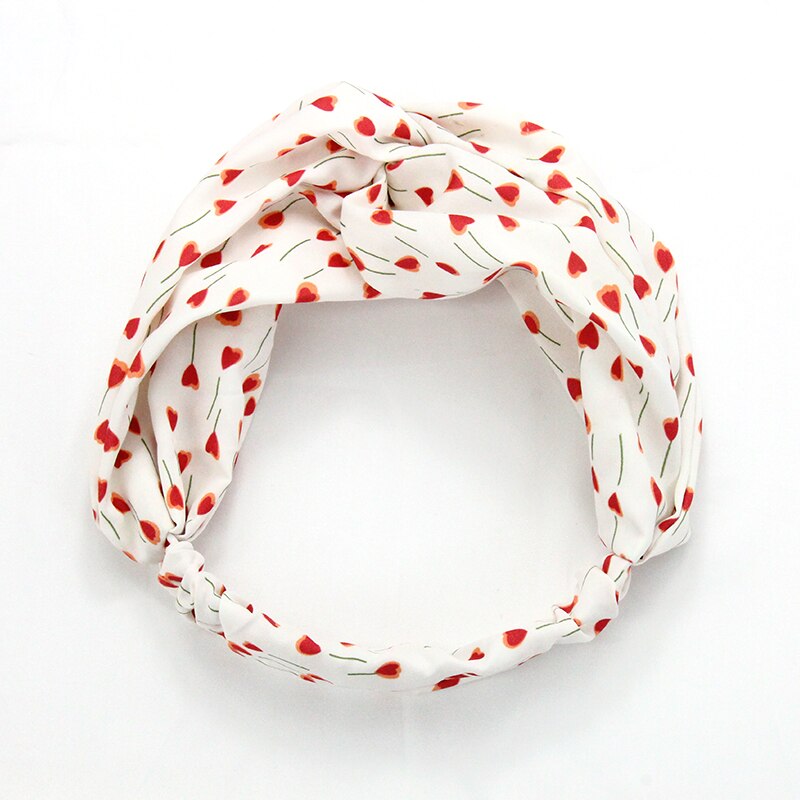 Fashion Women Girls Summer Bohemian Hair Bands Print Headbands Elastic Hair Girl Turban Bandage HairBands Hair Accessories