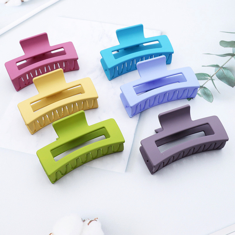 2022 New Acrylic Hair Accessories Periwinkle Hair Clips Side Clips Fresh Girl Bangs Clip Headdress Girl Hair Clip
